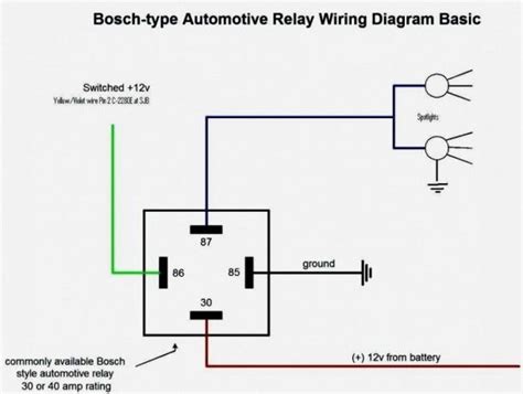 12v Relay Wiring Diagram 5 Pin