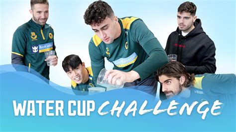 WOLVES TAKE ON THE WATER CUP CHALLENGE! - YouTube