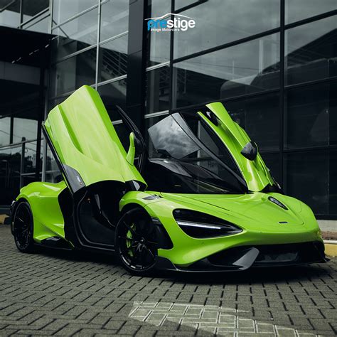 2021 McLaren 765LT Coupe Green on Black - Prestige Image Motorcars