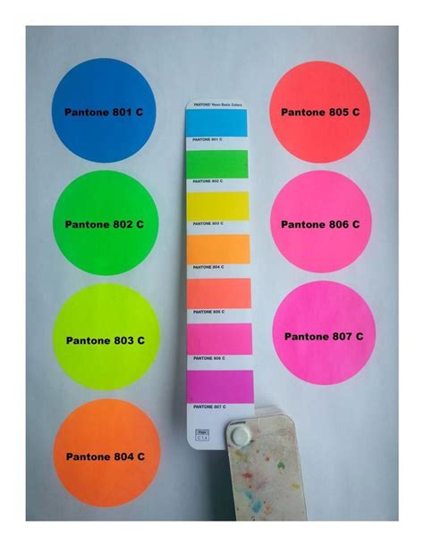 Pantone Neon Swatches | Neon paint color, Color schemes colour palettes, Neon colour palette
