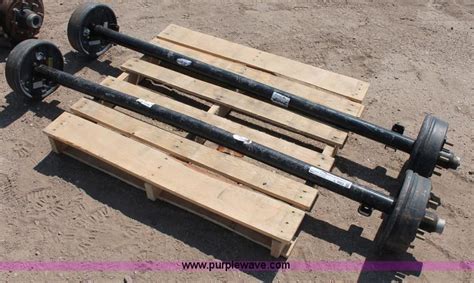 (2) Rockwell American 3,500 lbs trailer axles with brakes in Sublette ...