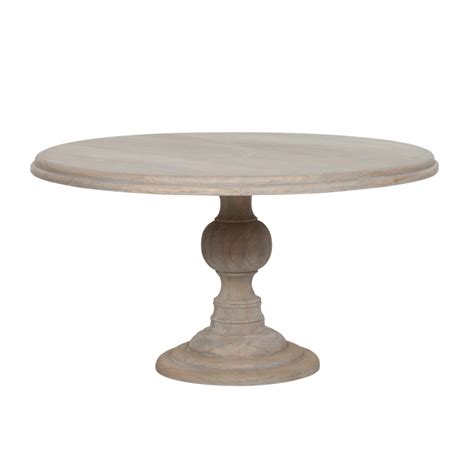 Rustic Wooden Round Dining Table - The Home Market