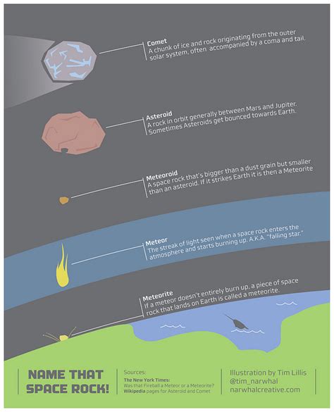 Infographic: What's the Difference Between a Comet, Asteroid and Meteor? - Universe Today