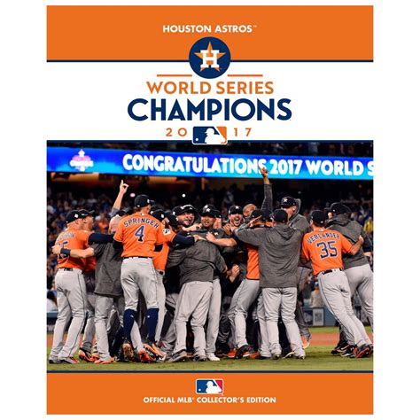 Houston Astros 2017 World Series Champions Official Collector's Book