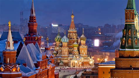 Moscow in winter time wallpapers and images - wallpapers, pictures, photos