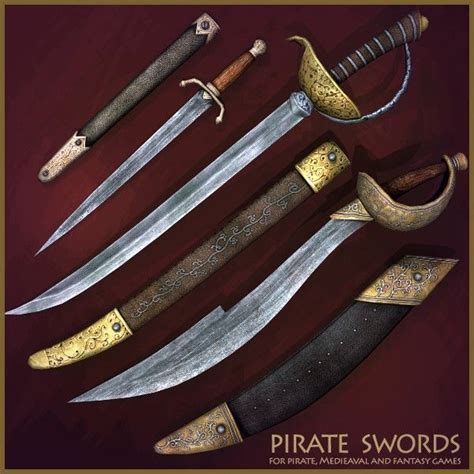 PIRATE WEAPONS [ Swordnarmory.com ] #Pirate #weapons #swords Pirate Sword Diy, Pirate Garb ...