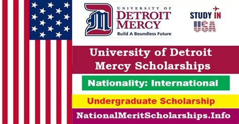 University of Detroit Mercy Scholarships 2023-24 in USA [Funded]