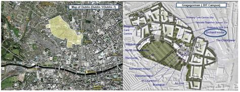 Dublin and Grangegorman Campus Map | Download Scientific Diagram