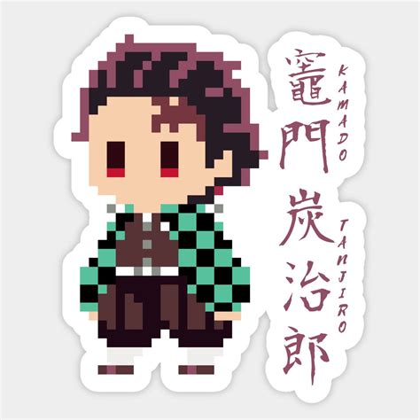 Tanjiro Pixel Art