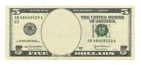 Blank 5 dollar bill. Blank 5 dollar banknote isolated on white background , #Affiliate, #bill, # ...