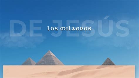 los milagros de jesús