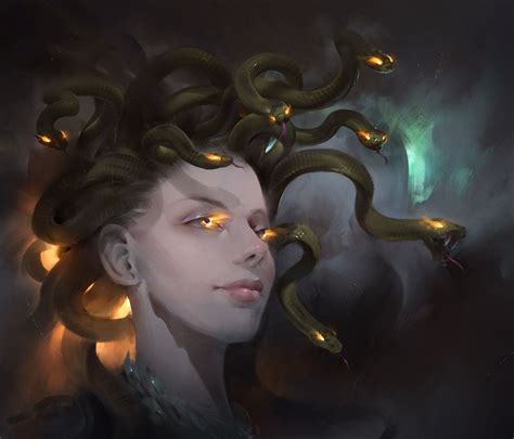 ArtStation - Medusa, Rafał Górniak | Medusa art, Fantasy creature art, Fantasy art