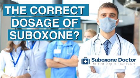 What Is the Correct Dosage of Suboxone? - YouTube