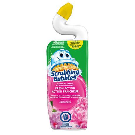 Scrubbing Bubbles® Toilet Bowl Cleaner, Floral Fusion, 710mL | Walmart ...