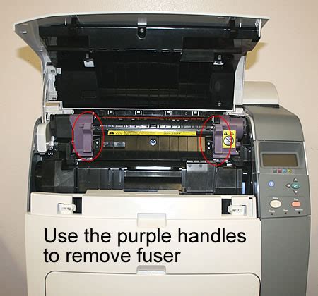 HP Color LaserJet 4700 4730mfp fuser installation instructions