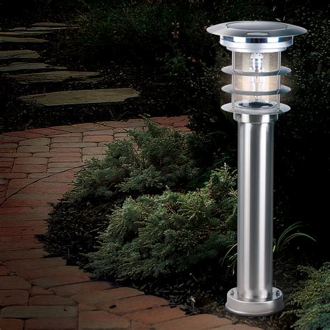 Bollard Solar Light | Stainless Steel Commercial Solar Path Light