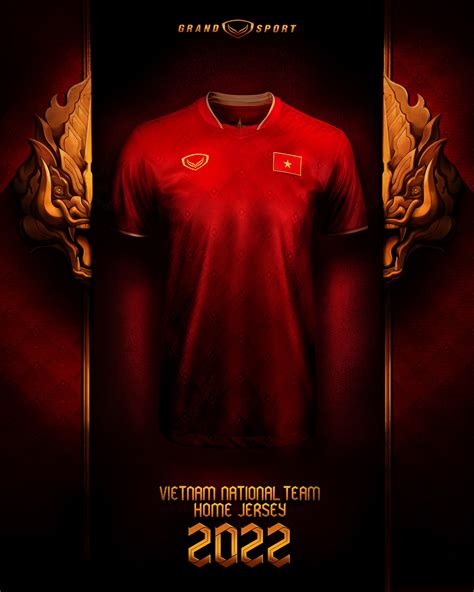 VIETNAM FOOTBALL TEAM 2022/23 JERSEY DESIGN on Behance