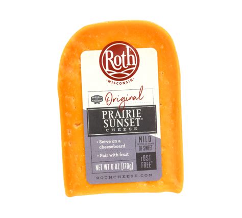 Prairie Sunset® Cheese - Mild with a Hint of Sweet - Roth Cheese