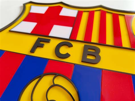 FC BARCELONA 3D Crest - Etsy