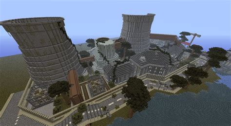 Minecraft Nuclear Power Plant Build