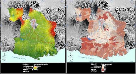 DEM of Malang Regency (left) and slope map (right) | Download ...