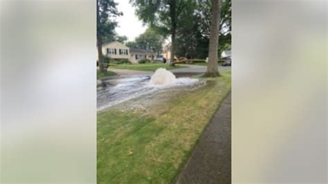 Water service disrupted due to water main break in Rockville | FOX 5 DC