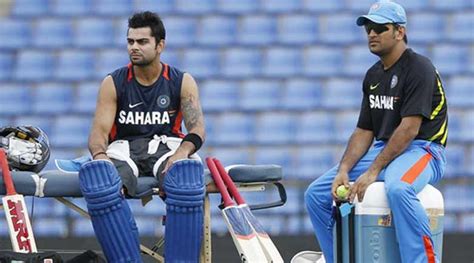 VIDEO: MS Dhoni bowls to Virat Kohli in the nets | Cricket News - The ...