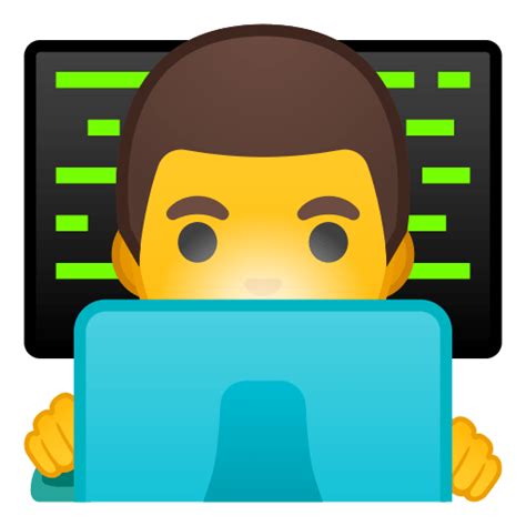 👨‍💻 Man Technologist Emoji Meaning with Pictures: from A to Z