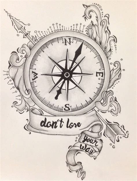 Compass & Ink Badass Drawings, Art Drawings Simple, Tattoo Drawings ...