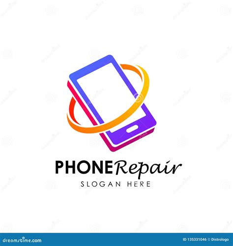 Phone Repair Logo Logo Design. Phone Shop Logo Design Stock Vector ...