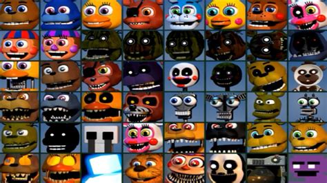 all characters fnaf world | Fnaf, Five nights at freddy's, Five night