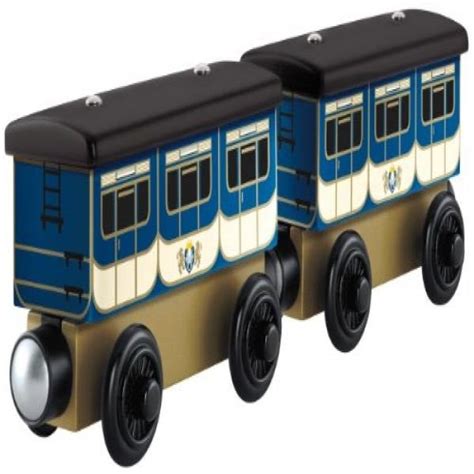 thomas & friends fisher-price wooden railway, stephen's coaches ...