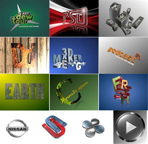 Aurora 3D Text & Logo Maker - Graphic Design Software - 30%