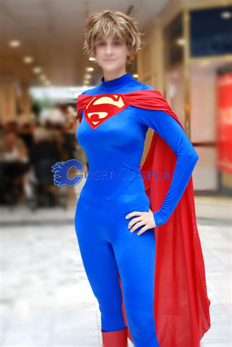 Supergirl Cosplay Costume New Design Catsuit | cosercosplay.com