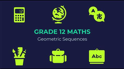 Geometric Sequences (Grade 12 Maths) - YouTube