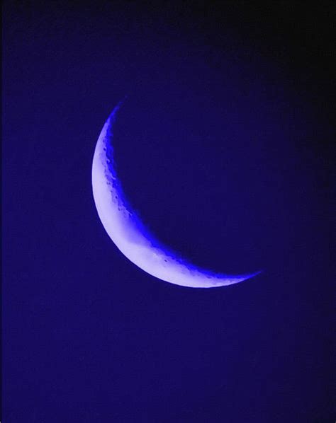 Blue Crescent Moon