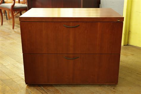 Kimball Cetra Medium Cherry 2 Drawer Wood Lateral File Cabinet ...