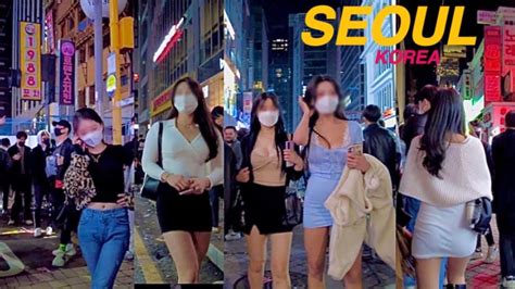 [4K] Saturday Night, Walking in Gangnam streets - Club Fashion - Walking Tour SEOUL KOREA 2022 ...