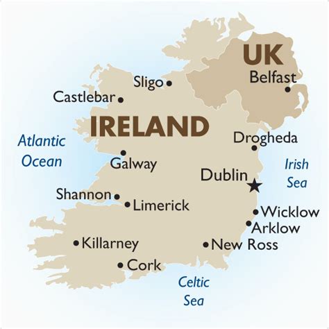 Map Of Ireland Shannon | secretmuseum