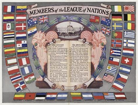 Members of the League of Nations stock image | Look and Learn