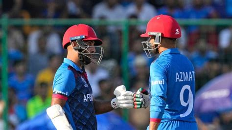 ICC World Cup 2023: Afghanistan Alter Record Books with 272/8 vs India ...