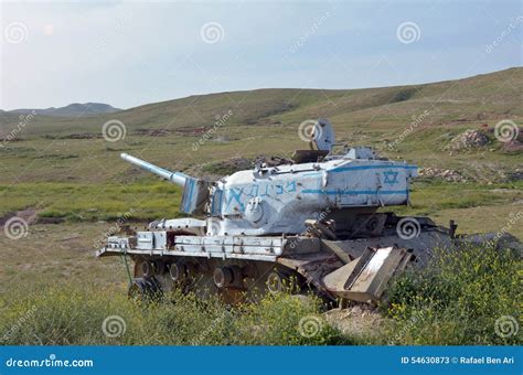 Old Israeli tank stock image. Image of david, maale, jordan - 54630873