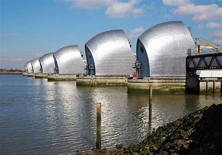 The Thames Barrier at London, England | Thames barrier, Geotechnical ...