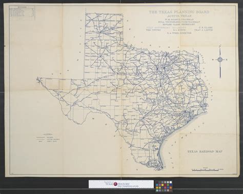 Texas railroad map. - Side 1 of 2 - The Portal to Texas History