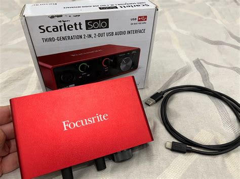 Focusrite Scarlett Solo 3rd Gen, Audio, Other Audio Equipment on Carousell