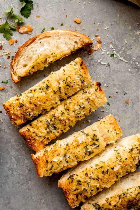 Sourdough Garlic Bread with Parmesan - Little Broken