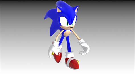 3d model sonic rigging