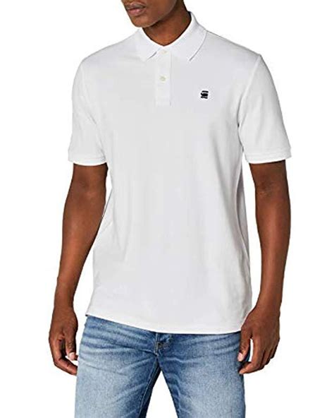 G-Star RAW Dunda Polo S/s Shirt in White for Men - Save 13% - Lyst