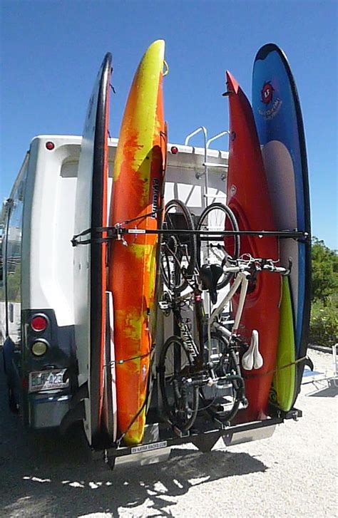 The Original Vertical RV Kayak Racks - Made In The USA. RV KAYAK RACK | Kayak rack, Kayaking ...