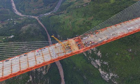 Duge Bridge in China, the world's highest bridge (565 meters / 1853 ...